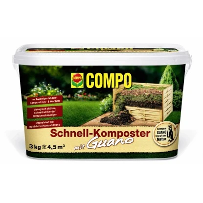 Compo Schnell-Komposter Plus Guano 3 Kg 3 Compo Schnell-Komposter Plus Guano 3 Kg