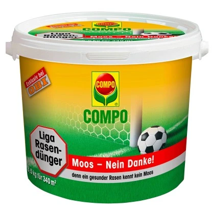 Compo Liga Rasendünger "Moos - Nein Danke!" 8,5 Kg 3 Compo Liga Rasendünger "Moos - Nein Danke!" 8,5 Kg
