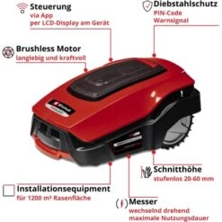 Einhell Mähroboter Freelexo 1200 LCD BT -Einhell Garten Geschaft 4006825653441 2171 03