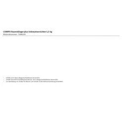 Compo Rasendünger Plus Unkrautvernichter 1,5 Kg Für 50 M² -Einhell Garten Geschaft 4008398133009 4497 hazard