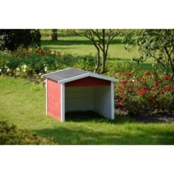 Dobar Garage Für Mähroboter Rot -Einhell Garten Geschaft 4637 maehrobotergarage 06