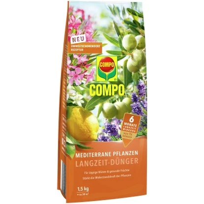 Compo Mediterrane Pflanzen Langzeit-Dünger 1,5 Kg 2 Compo Mediterrane Pflanzen Langzeit-Dünger 1,5 Kg