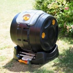 Hozelock Trommelkomposter Easy Mix 2in1 -Einhell Garten Geschaft 6280176 103370 AB 02