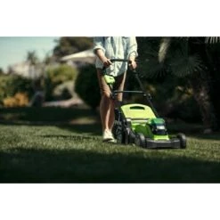 Greenworks Akku-Rasenmäher G40LM41 40 V Solo -Einhell Garten Geschaft 6952909015668 2705 AB 01