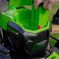 Greenworks Akku-Rasenmäher GD40LM46SP 40 V Solo 12 Greenworks Akku-Rasenmäher GD40LM46SP 40 V Solo -Einhell Garten Geschaft 6952909031385 2508 A 6