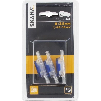 Skana Durchgangsverbinder 2/4-polig Ø 3,5 Mm 4 Skana Durchgangsverbinder 2/4-polig Ø 3,5 Mm – Bild 2