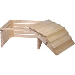 Dobar Mährobotergarage Mit Abnehmbarem Dach Fichte Natur 52,5 X 78,5 X 74 Cm -Einhell Garten Geschaft 8539322 4637 03