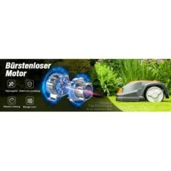 Yard Force Mähroboter SA650B Für Mähflächen Bis 650 M² Mit Bluetooth App -Einhell Garten Geschaft 8573677 2254 9